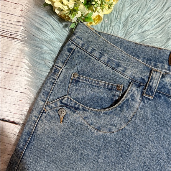 Vintage Raider Jean Company Cotton Jean Shorts sz 38 - Picture 3 of 7